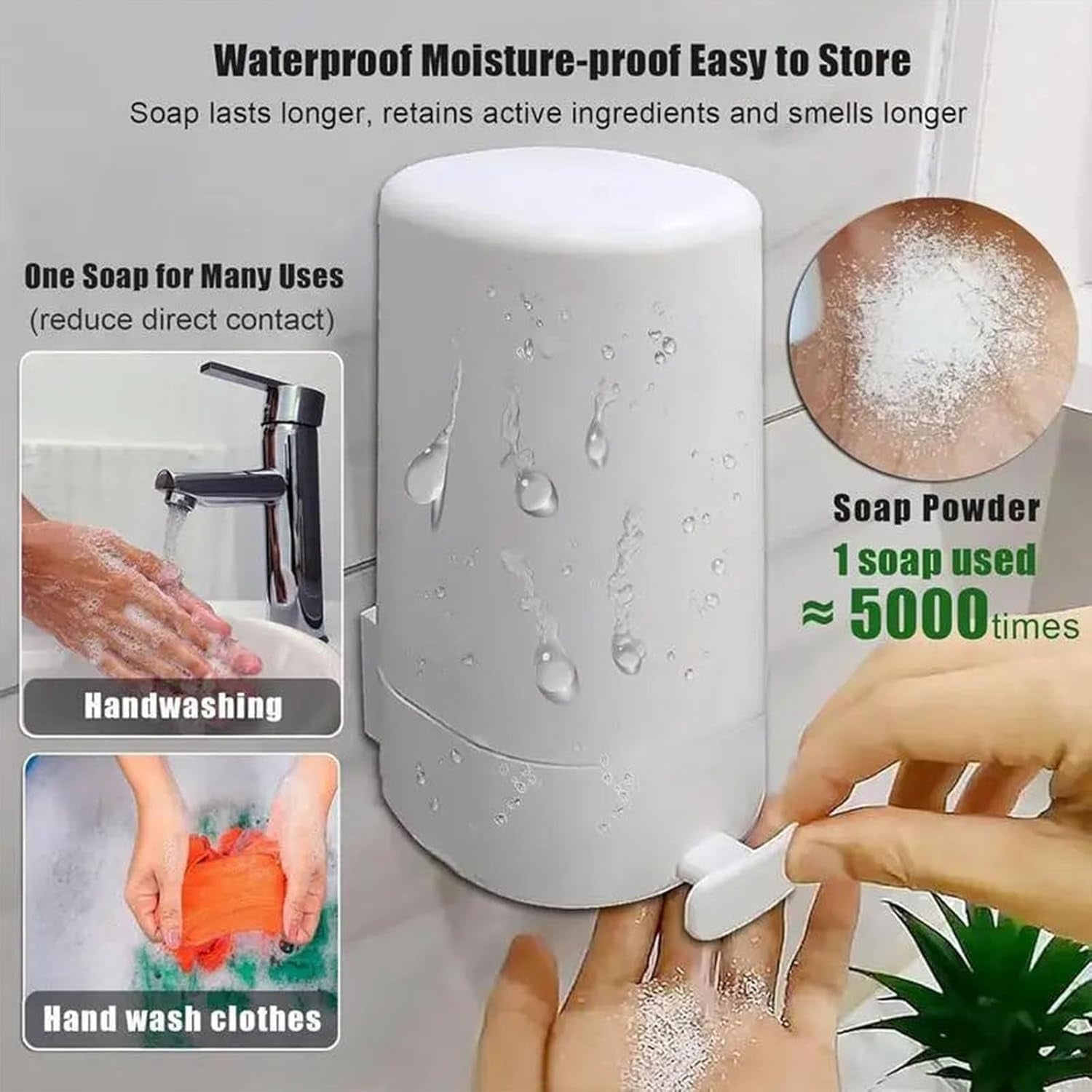Foam Flakes Soap Grinder, Bar Soap Shaver Dispenser, Foamy Flake Soap Grinder, No Drilling Waterproof Soap Container Cheese Grinder for Travel Kitchen Bathroom (1 Pcs)